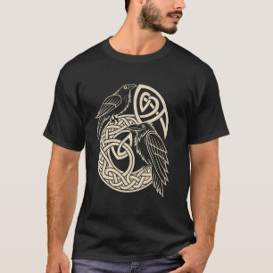 Noorse knoopwerk raven u2013 Huginn & Muninn Vikin T-shirt