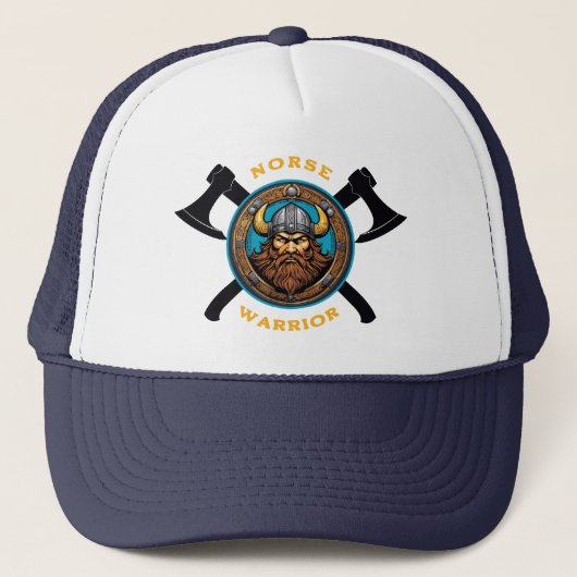 Noorse krijger trucker hoed pet (Voorkant)
