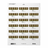 Noorse Kruis Aarde Etiket (Full Sheet)