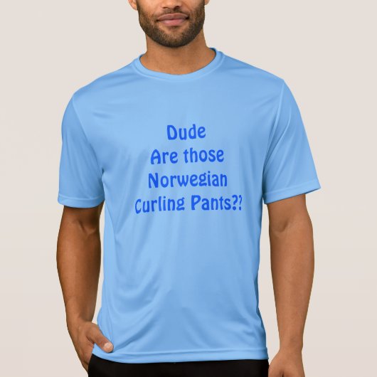 Noorse krullen t-shirt (Voorkant)