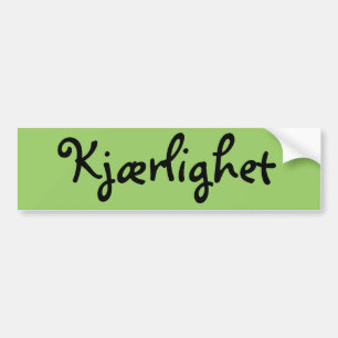 Noorse liefde bumpersticker