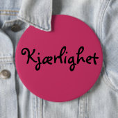 Noorse liefde ronde button 6,0 cm (In situ)