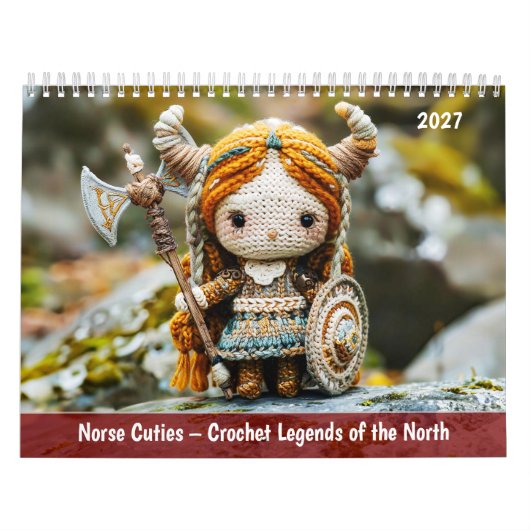 Noorse Liefjes – Gehaakte Legenden van het Noorden Kalender (Hoes)