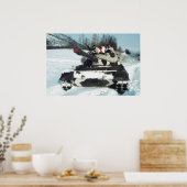 Noorse Luipaard 1 hoofdgevechtstank Poster (Keuken)
