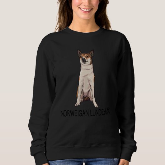 Noorse Lundehund Gekke Hond Trui (Voorkant)