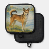 Noorse Lundehund Pannenlap (Voorkant / Achterkant)