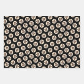 Noorse Lundehund Schilderen Originele Hond Kunst Inpakpapier Vel (Voorkant 3)