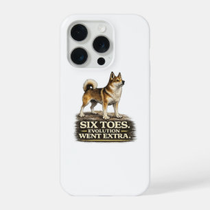 Noorse Lundehund T-shirt – Zes Tenige Evolutie Wen iPhone 15 Pro Case