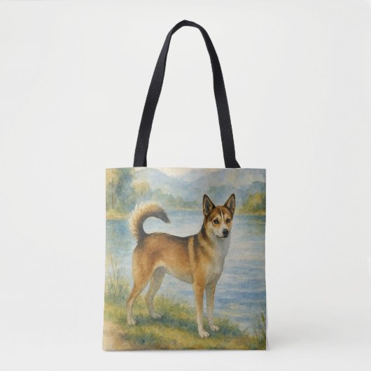 Noorse Lundehund Tote Bag (Voorkant)