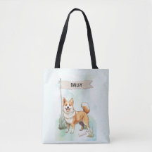 Noorse Lundehund-waterverf aquarel Gepersonaliseer