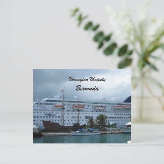 Noorse Majesteit Briefkaart (Staand voorkant)