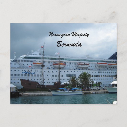 Noorse Majesteit Briefkaart (Voorkant)