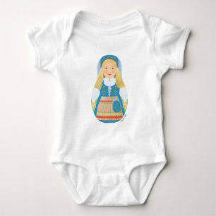 Noorse Matryoshka Baby Bodysuit