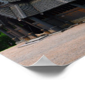 Noorse middeleeuwse Stave-kerk Poster (Hoek)