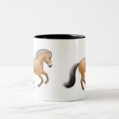 Noorse Mok van Fjord-paarden (Center)