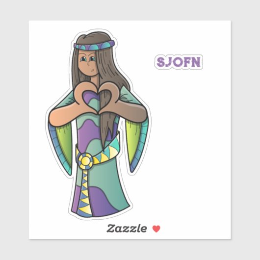 Noorse mythologie sticker (Vel)