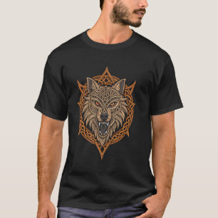 Noorse mythologie Viking Fenrir Wolf - Oude Noorse T-shirt