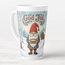Noorse Nisse God Jul Kerst Latte Mok