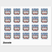 Noorse Nisse 's Nachts, Stickers (Vel)