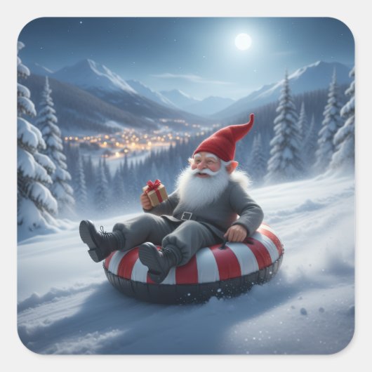 Noorse Nisse sleeën, stickers (Voorkant)