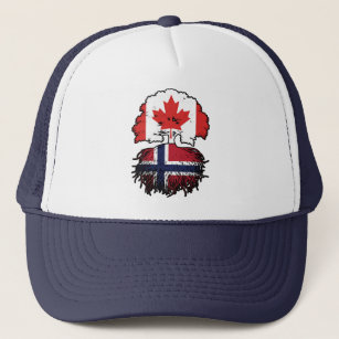 Noorse Noorse Canadese vlag voor bomen in Canada Trucker Pet