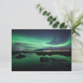 Noorse Northern Lights Card (Staand voorkant)