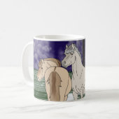 Noorse paarden koffiemok (Voorkant links)