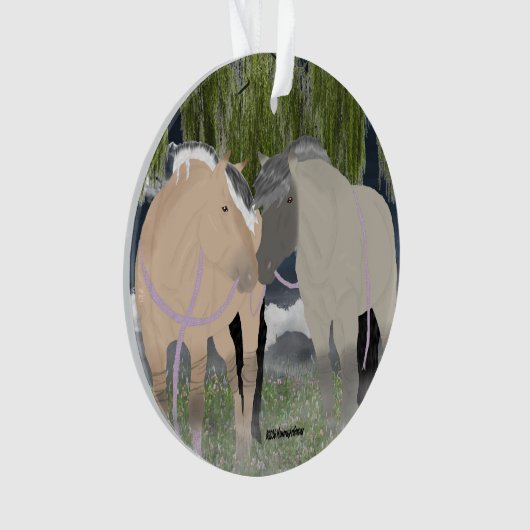 Noorse paarden ornament (voorkant)