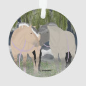 Noorse paarden ornament (achterkant)