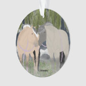Noorse paarden ornament (voorkant)