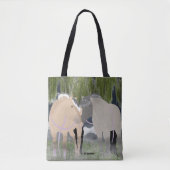 Noorse paarden tote bag (Voorkant)