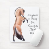 Noorse paardenfokkerij Fjord Muismat (Met muis)