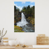 Noorse Poster voor watervallen (Keuken)