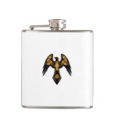 Noorse Raven kolf Heupfles (Voorkant)