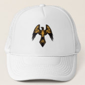 Noorse Raven Trucker Hoed Trucker Pet (Voorkant)