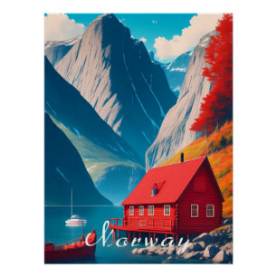 Noorse Reisposter Perfect Poster
