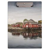 Noorse Rode Boat-huizen Klembord (Voorkant)