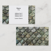 Noorse roerstaaf voor visschalen visitekaartje (Voorkant / Achterkant)