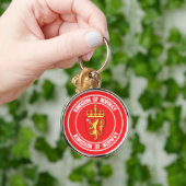 Noorse Ronde Emblem Sleutelhanger (Hand)