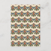 Noorse Rosemaling Bruiloft | Details Bijlage (Achterkant)