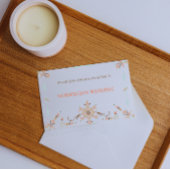 Noorse Rosemaling Folk Art Huwelijksuitnodigingen