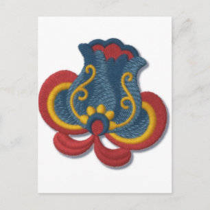 Noorse rozemarijntulp briefkaart