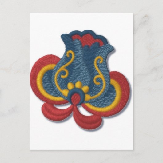 Noorse rozemarijntulp briefkaart (Voorkant)