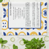 Noorse Scandinavische noordse appeltop Theedoek (Gevouwen)