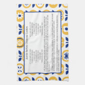 Noorse Scandinavische noordse appeltop Theedoek (Verticaal)