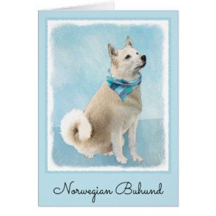 Noorse schilderij - Kute Original Dog Art