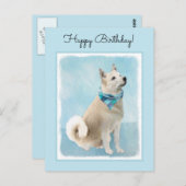 Noorse schilderij - Kute Original Dog Art Briefkaart (Voorkant / Achterkant)