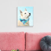 Noorse schilderij - Kute Original Dog Art Canvas Afdruk (Insitu (Woonkamer))