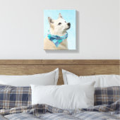 Noorse schilderij - Kute Original Dog Art Canvas Afdruk (Insitu (Slaapkamer))