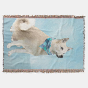 Noorse schilderij - Kute Original Dog Art Deken